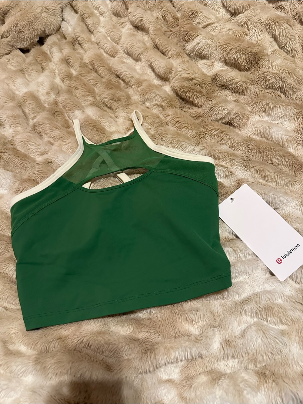 lululemon athletica Ace advantage Mesh-panel tennis tank